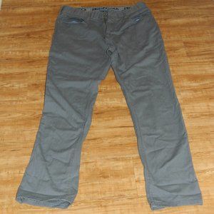 Men's Gray Pants 32x32 Straight Fit.